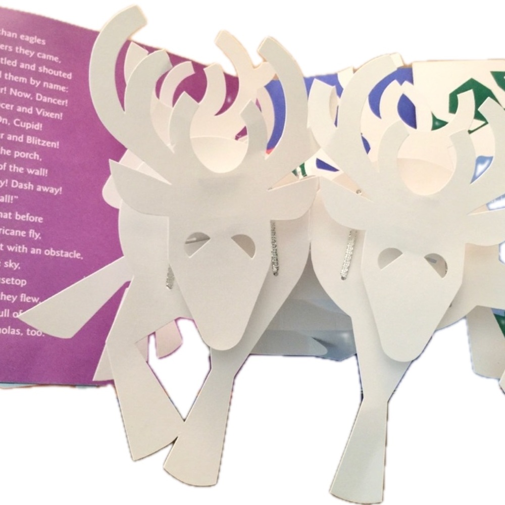 Kids Book Pop-Up The Night Before Christmas Original Story